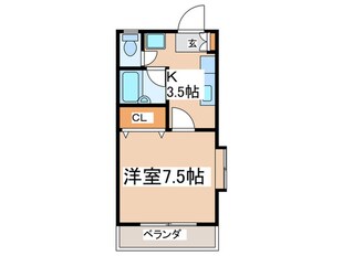 メゾン草薙　ＰＡＲＴ５の物件間取画像